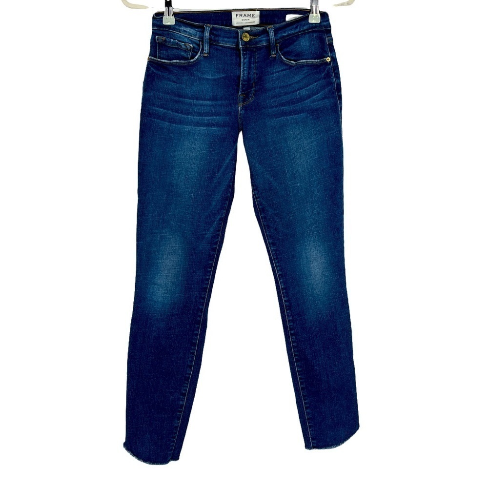 FRAME DENIM Le Skinny Le Jeanne Crop cigarette Jeans New SZ 27